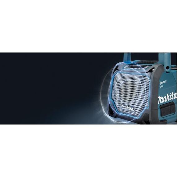 MAKITA DMR202 aku prehrávač USB + BLUETOOTH, 10,8-18V bez batérie