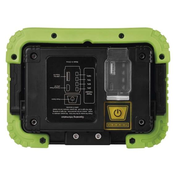 EMOS LED nabíjací pracovný reflektor 10W COB + LED 1000lm, 4,4Ah/3,7V, P4533