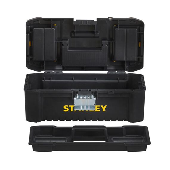 STANLEY STST1-75515 box na nářadí s kovovou přezkou, organizér ve víku, 32*19*13cm