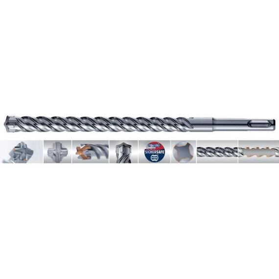 MAKITA B-58235 vrták 10*250/310mm čtyřbřitý NEMESIS SDS+ (old=B-11857)