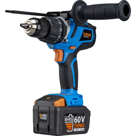 NAREX ASP 600-2B aku příklepová vrtačka 60V, 130 Nm, 0-550/2000 ot./min., bez baterie