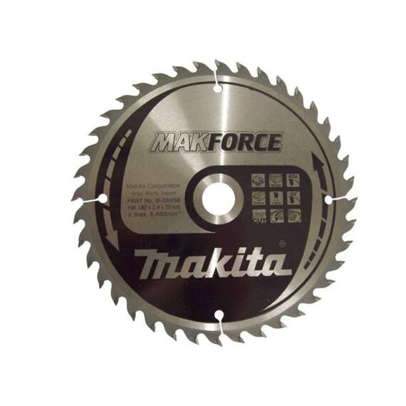 MAKITA B-08458 pílový kotúč 180mm*20mm 40WZ HM