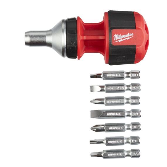 MILWAUKEE 4932471868 račňový multibitový skrutkovač 8v1