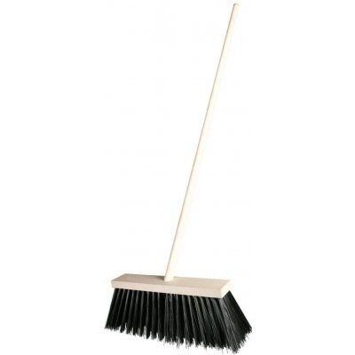 metla chodníková 34cm PVC s násadou