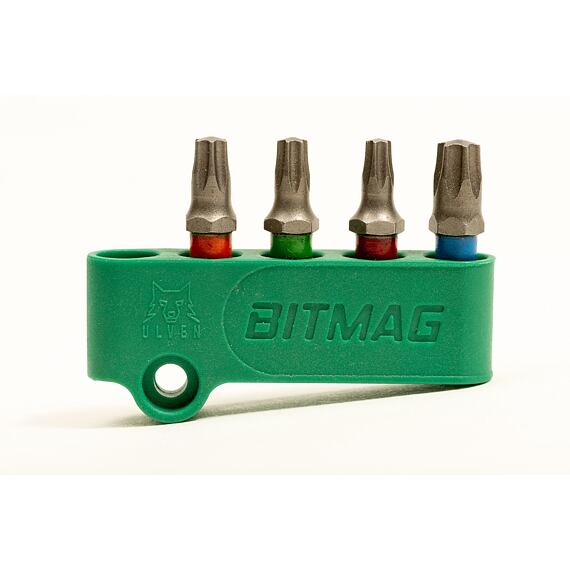 BITMAG držiak bitov k aku vŕtačkám MAGNETIC, composite, zelený