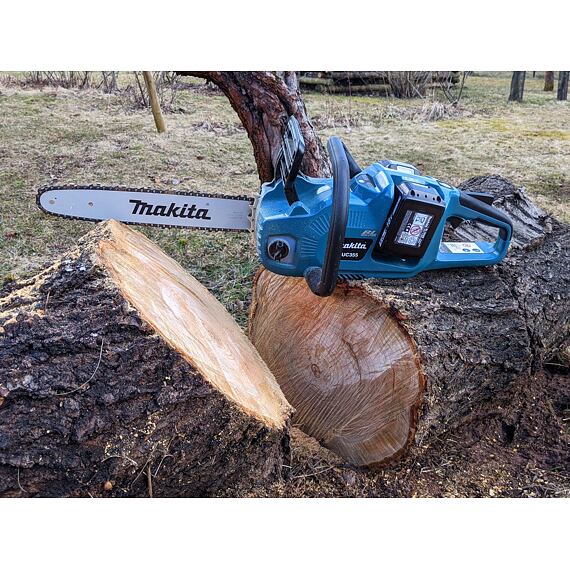 MAKITA DUC355Z aku řetězová pila 350mm, 2*18V bez baterie