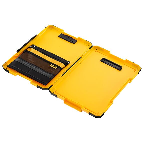 DeWalt DWST82732-1 TSTAK clipboard, písacia podložka s vnútorným úložným priestorom, LED lampa