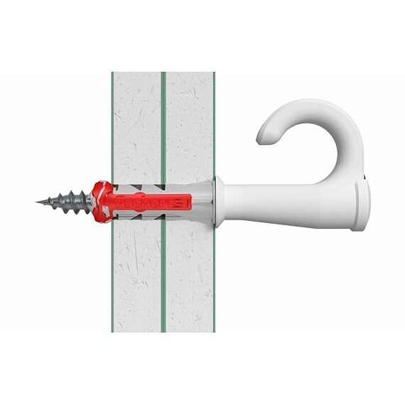 FISCHER DUOPOWER 6*30 + EASYHOOK HÁČIK blister, 6 ks