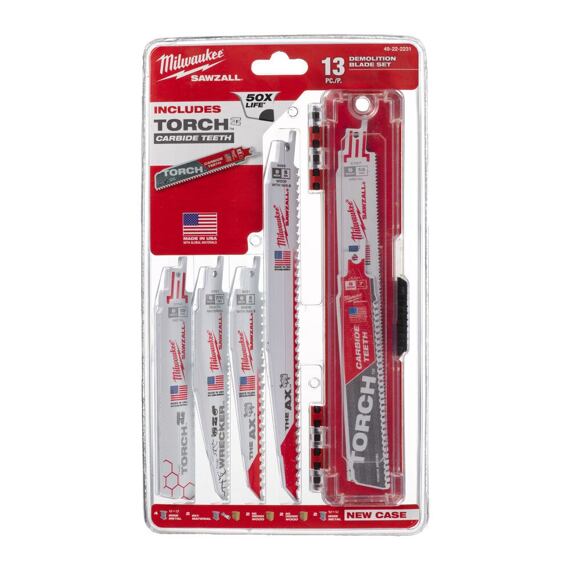 MILWAUKEE 49222231 súprava pílok SAWZALL 13-dielna do píl chvostoviek