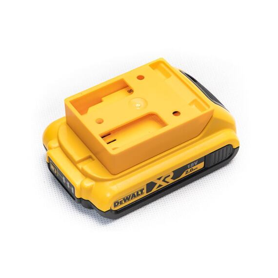 StealthMounts držiak na uloženie akumulátorov DeWalt XR 18V i FLEXVOLT 60V, žltý, 1ks