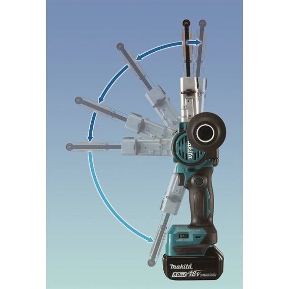 MAKITA DBS180Z aku pásový pilník 18V, Li-ion, bez baterie