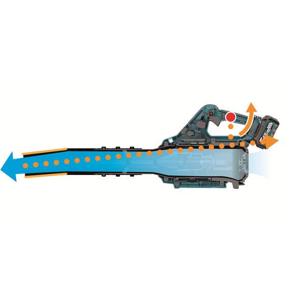 MAKITA UB001GZ aku ofukovač XGT 40V, regulácia chodu, bez batérie