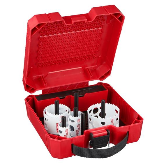 MILWAUKEE 49224201 sada kruhových pílok 25-76mm, 10ks Bimetal/Cobalt 8 % HOLE DOZER