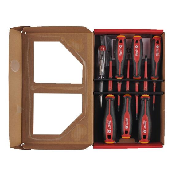 MILWAUKEE 4932478738 šroubováky elektro VDE TRI-lobe SLIM, 7-dílná sada
