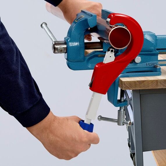 KNIPEX Tubix XL řezák velkých trubek pr.6-76mm, síla stěny až 2mm, pružinový mechanismus QuickLock