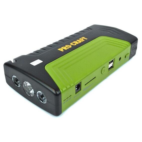 PROCRAFT JS-12 Jump-startér s funkcí Powerbanka, 3Ah*4 (12Ah), startovací proud 300A