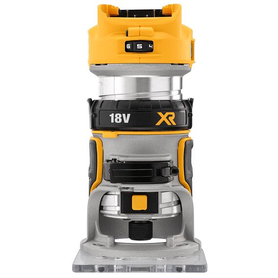 DeWalt DCW600N aku ohraňovacia frézka 18V, 16000-25500 ot./min., bez základne, bez batérie