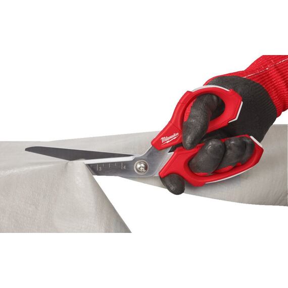 MILWAUKEE 4932479410 technické ofsetové nůžky, střižná karbidová hrana, mikrozoubky