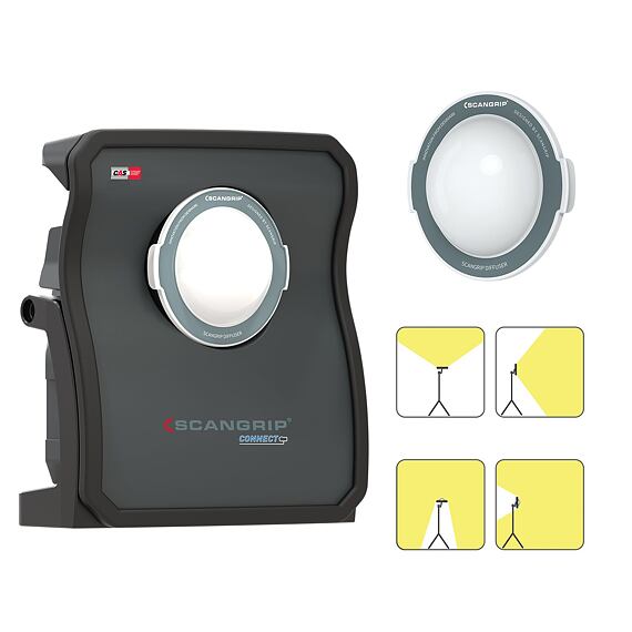SCANGRIP NOVA 10 CONNECT aku LED reflektor 10000lm, robustný, supervýkonný, powerbank, IP65, 6102C