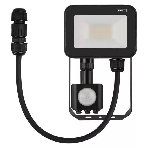 EMOS LED reflektor 10W s čidlem INOVO PROFI, 1100lm, ZS2712