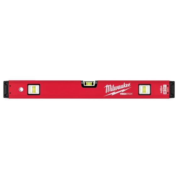MILWAUKEE 4932459062 vodováha REDSTICK Backbone 60cm, kovové vyztužení, přesnost 0,5mm/m
