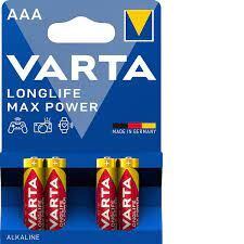 VARTA baterie alkalická Longlife Max Power AAA, LR3, mikrotužka, 1ks