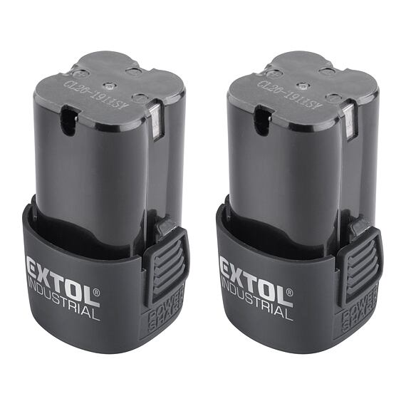EXTOL Industrial aku zahradní nůžky 16V/2*2Ah, střih max.25mm, příslušenství brusný kámen