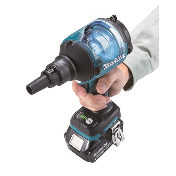 MAKITA DAS180Z aku ofukovač 18V LXT, 4 rychlosti proudu vzduchu, příslušenství, bez baterie