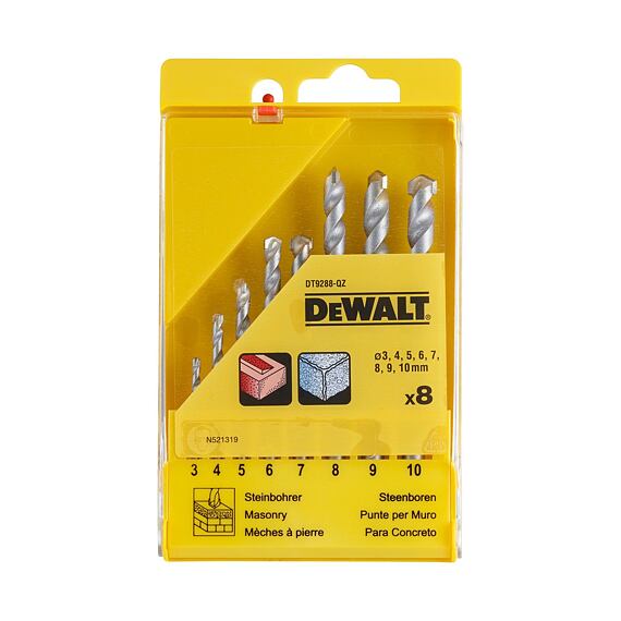 DeWALT DT9288 súprava vrtákov do muriva, 8ks