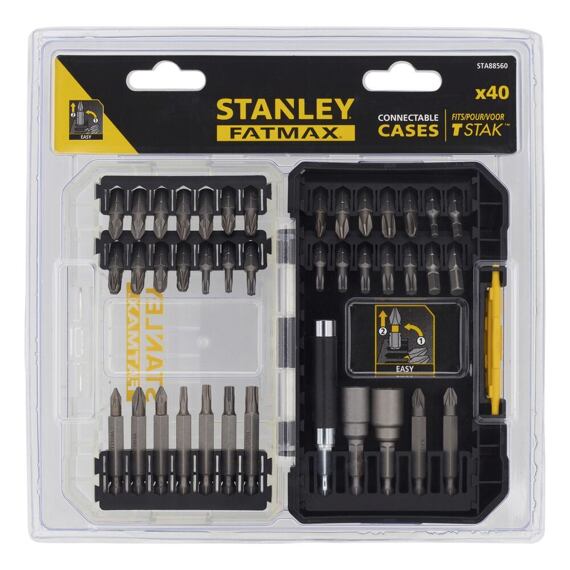 STANLEY STA88560 sada torzních bitů FATMAX 40-dílná, PH box