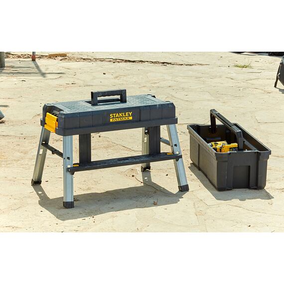 STANLEY FMST81083-1 box na náradie FATMAX so schodíkmi 3v1, výška 45cm, nosnosť 150kg