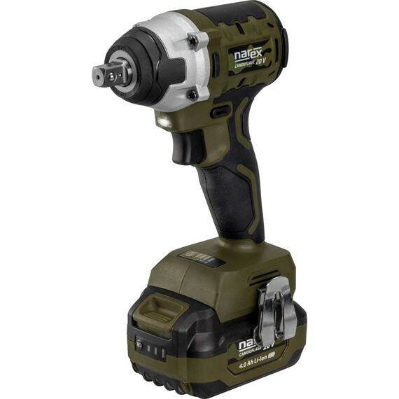 NAREX Camouflage CSR 350-3S Basic aku rázový utahovák 20V, 1/2", 350Nm, bez baterie