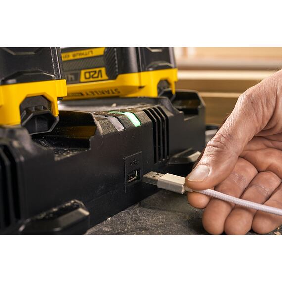 STANLEY SFMCB24 aku DUAL PORT nabíjačka 18V/4A FATMAX