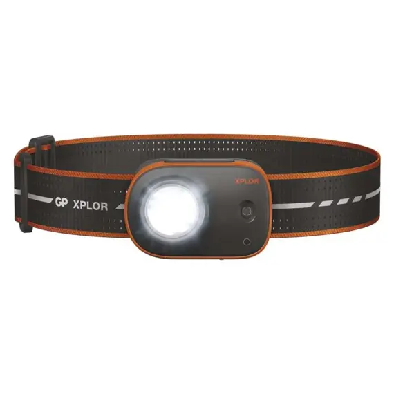 GP čelovka XPLOR PHR16, LED, 9 režimů svícení, 300lm, červená noční LED, aku 800mAh