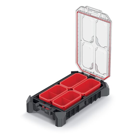 KISTENBERG organizér MSX 228*368*77mm, čierny, vyberateľné boxy