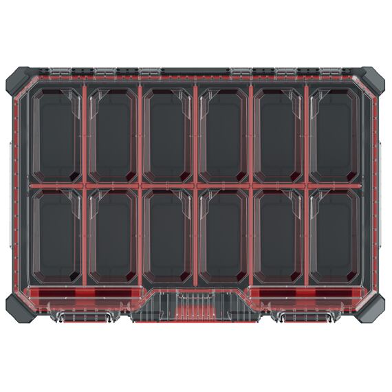 KISTENBERG súprava organizérov MSX SET 543*390*200mm, čierny, prepážky
