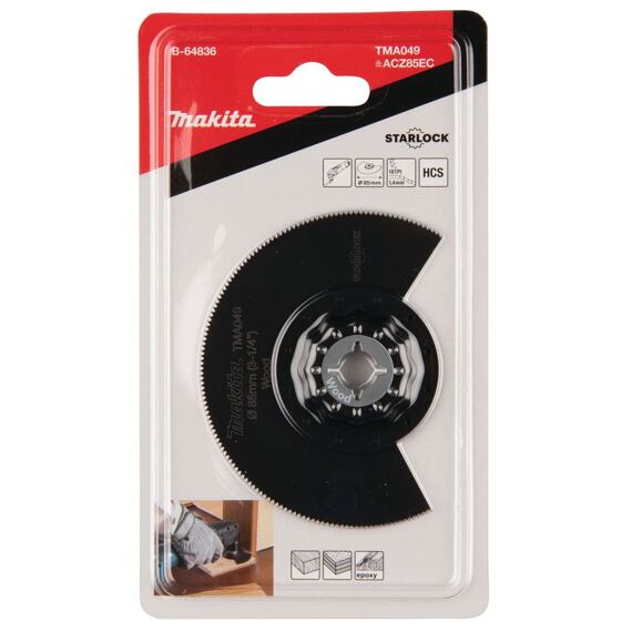 MAKITA B-64836 kotouč pilový HCS 85mm TMA049 Starlock (i pro O.I.S.)