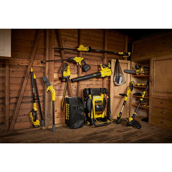 STANLEY SFMCPH845B aku nůžky na živý plot 45cm na tyči, V20 FATMAX, dosah až 3,4m, bez baterie
