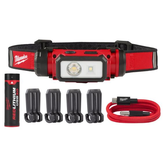 MILWAUKEE L4 HL2-301 aku čelovka TRUEVIEW, 600lumen 4933479963