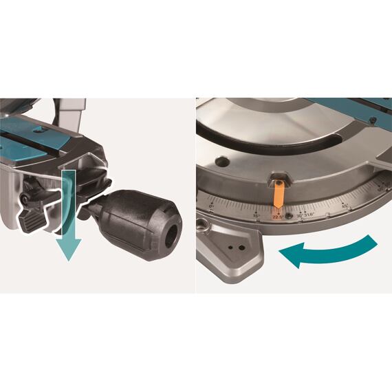 MAKITA LS003GZ01 aku pokosová píla 40V XGT, prerez pri 90° 107*363/98*382mm, 305mm, AWS, bez batérie