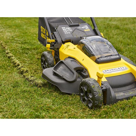 STANLEY SFMCMW2651M aku sekačka 2*V20 18V/2*4Ah, bezuhlíkový motor