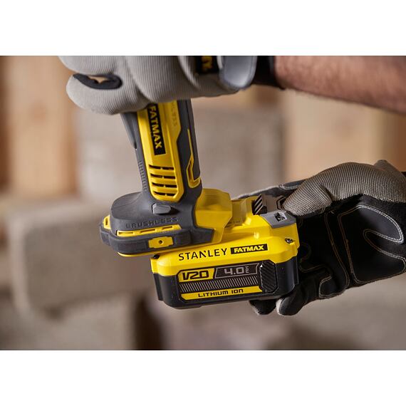 STANLEY SFMCG700B aku uhlová brúska 125mm V20, 18V FatMax, bezuhlíkový motor, bez batérie