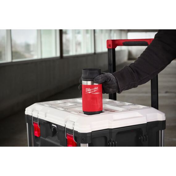 MILWAUKEE 4932498977 termoláhev PACKOUT 355ml s víčkem, červená