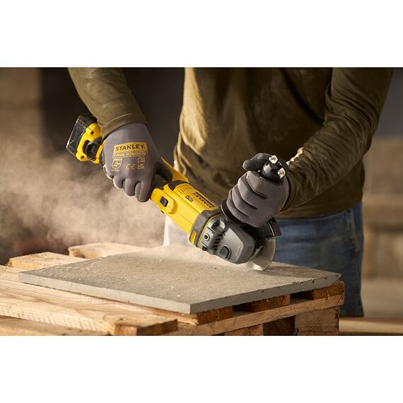 STANLEY SFMCG300B aku úhlová bruska V20 18V, 115mm, bez baterie