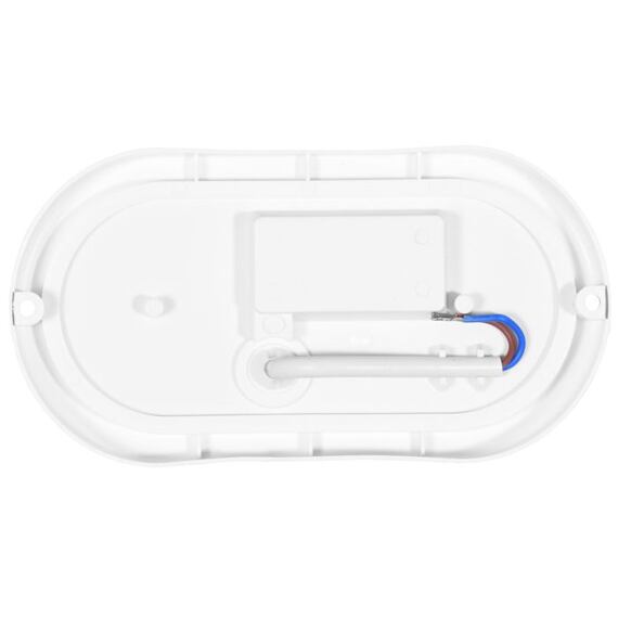 ECOLITE OVAL LED-BH18W BI nástěnné svítidlo BÍLÉ, 351640.15