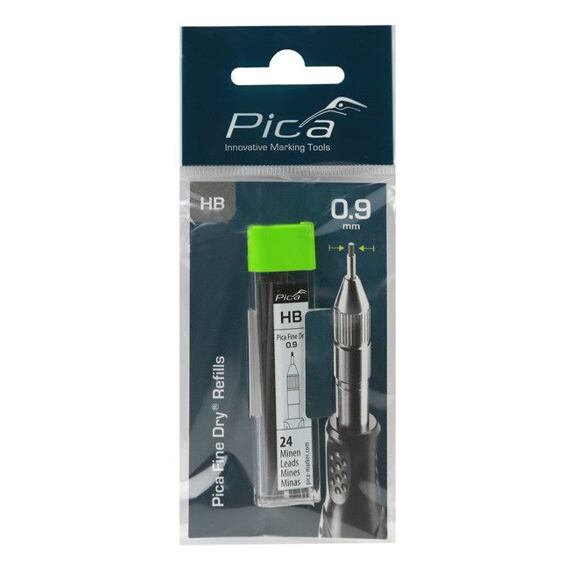 PICA náhradní tuhy do mikrotužky FINE DRY - HB, 24ks 7030/SB