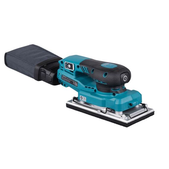 MAKITA BO007CGZ aku vibrační bruska XGT 40V, 93*185mm, propojení s aku kabelem
