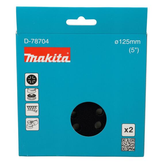 MAKITA D-78704 ochranná podložka pro excentrické brusky 125mm, baleno po 2 ks
