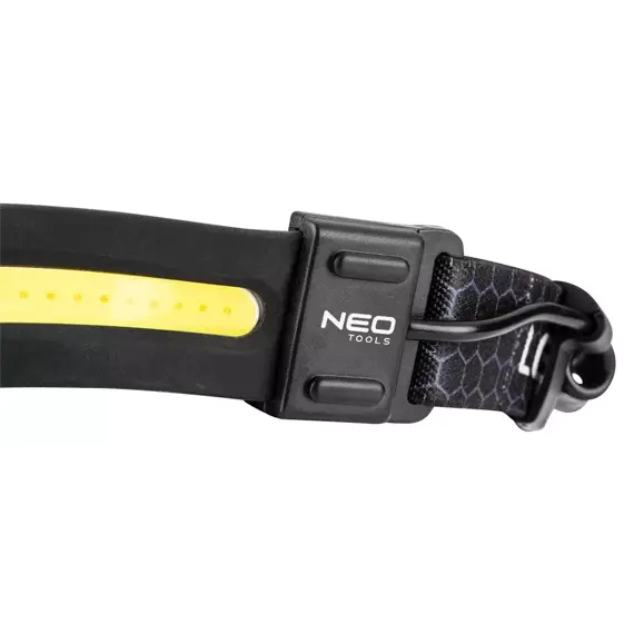 NEO LED čelovka BELT 2.0, XPG+COB 400+400lm, baterie Li-Pol 5V/1,2Ah, USB-C, 99-117