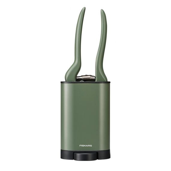 FISKARS 1075314 nůžky ruční dvousečné na keře a rostliny, čepele NEREZ, volně stojící pouzdro